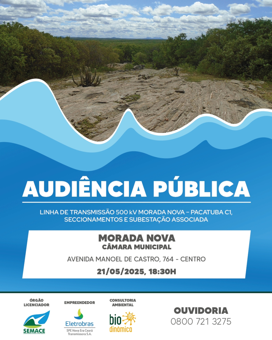 Audiências públicas discutirão nova linha de transmissão